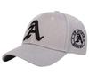 [sproutsy] Baseball Cap, Sports Cap, Cap, A Logo Embroidery (JP, Number Size, 58.0 Cm, Gray)