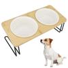 Таблица кормления домашних животных с уменьшением, предотвращением кормления, питья, легко есть, наклон, бремя, срыгивание, миска, блюдо, (2 миски)