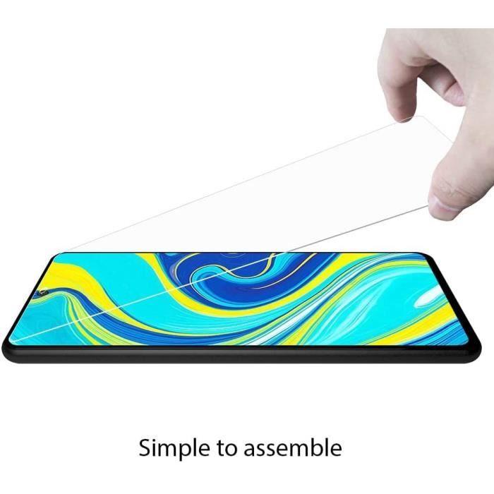 Film de protection - E.F.CONNECTION - pour Redmi Note 9 Pro - Verre trempé - Anti rayure - Haute résistance
