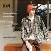Semir Men's 2025 Spring Geographic Series Plaid Jacket
