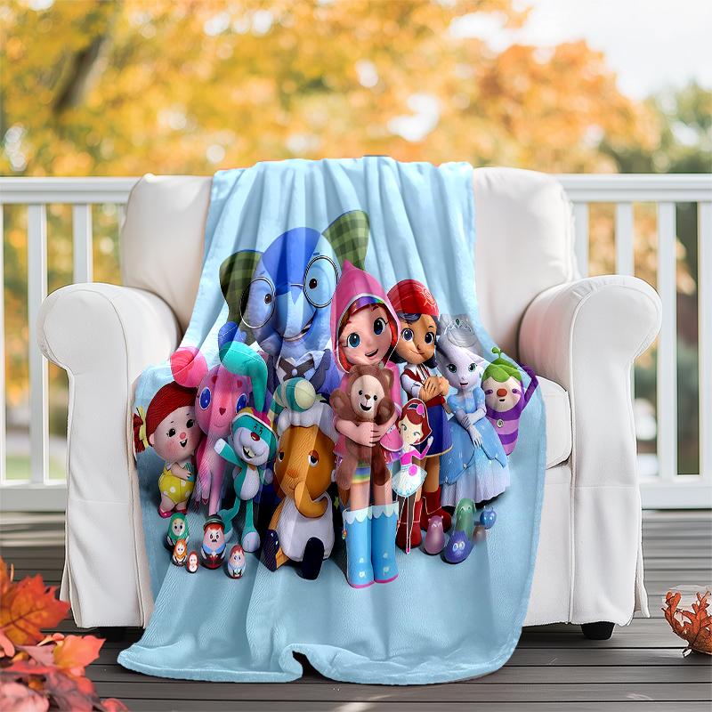 Rainbow Ruby printed throw blanket—soft,warm;versatile blanket for all seasons—perfect as &air-conditioning throw,nap blanket
