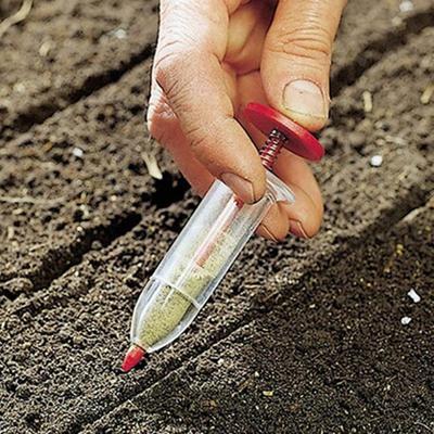 Принадлежности для садовых инструментов, шприц, сеялка, мини-диспенсер для посева семян, садовая сеялка, кашпо, ручной посев, цветочный горшок, цветочная клумба