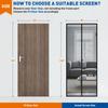 Velcro Installation Magnetic Soft Screen Doors and Windows with Household Magnetic Buckle Screen Doors
