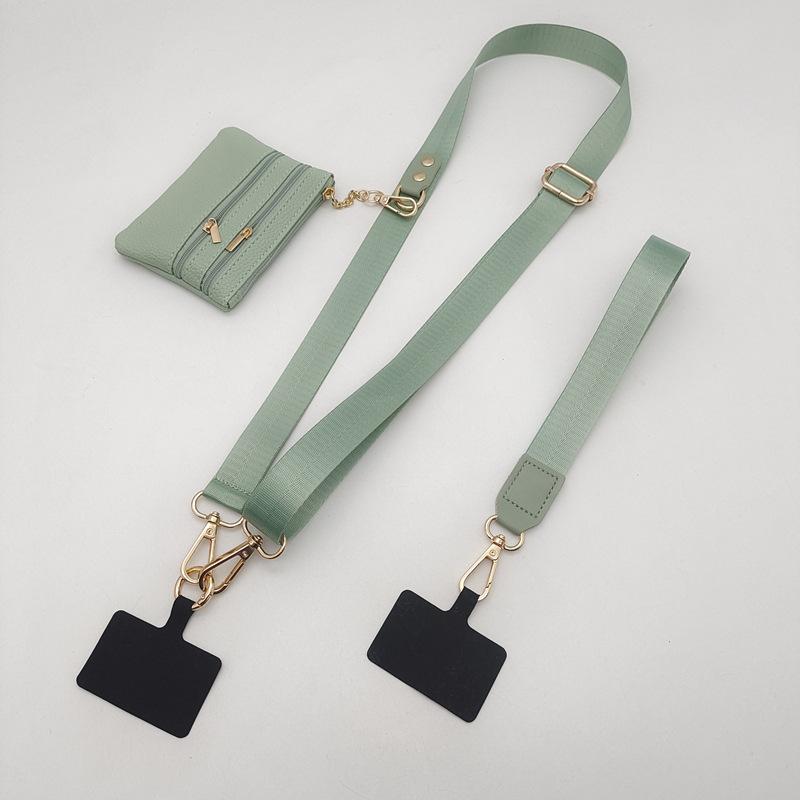 New Creative Mobile Phone Lanyard Strap Nylon for Hanging Small Bags Color Crossbody Hand Strap Universal Bag Diagonal Strap