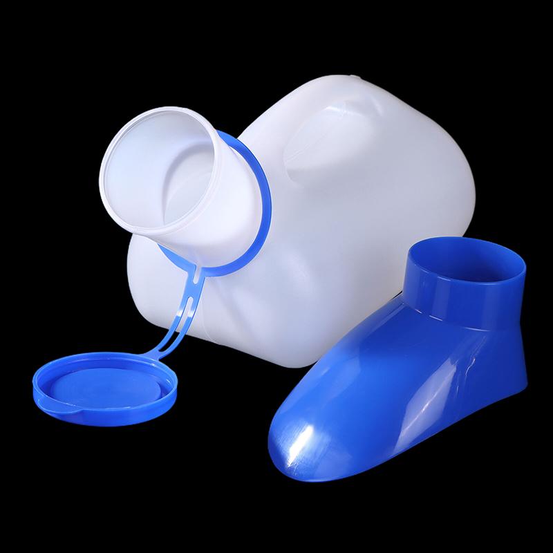 1000 мл Унисекс Писсуар Мобильный туалет Инструмент для сбора мочи Большой емкости Дорожный писсуар Бутылка для мочи Утолщенная Автомобильная дорожная бутылка для мочи