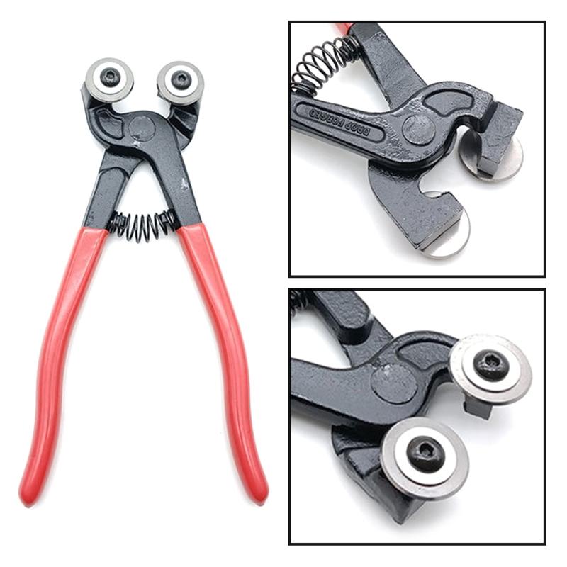 8-дюймовый Профессиональный набор инструментов для мозаики из углеродистой стали, прочные инструменты для мозаики, на колесиках, кусачки-резак для стеклянной плитки, плитка