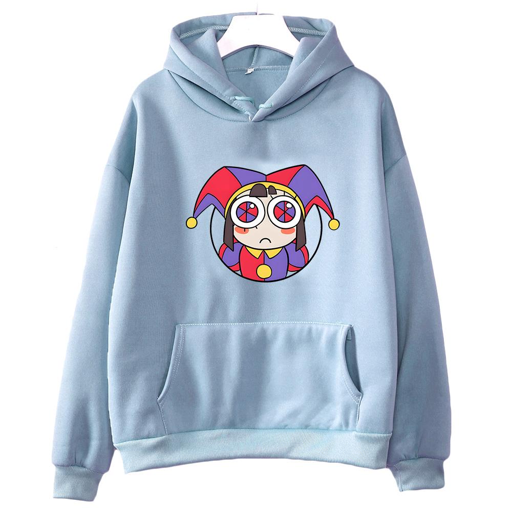 THE AMAZING DIGITAL CIRCUS Pomni Hoodie Streetwear Woman Graphic Sweatshirt Casual Long Sleeve Clothing Winter/Autumn Pullovers