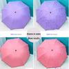 Rain or Shine: Color-Changing Three-Fold UV-Protective Umbrella