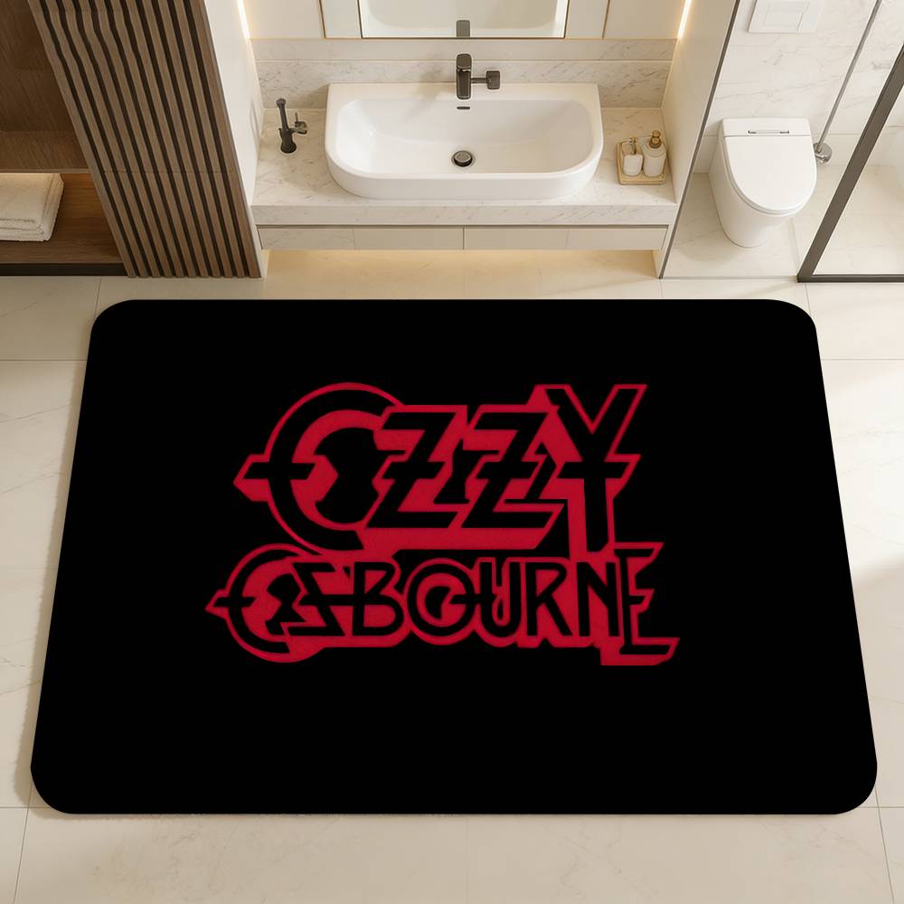 Коврик для комнаты Rock O-OzzyS Osbourne Дешевле Противоскользящий Современный Коврик с рисунком для гостиной, балкона, Приветственный коврик