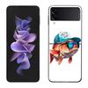Enjoy a Day of Fishing Pleasure Case For Samsung Z Flip 6 5G Galaxy Z Flip 5 4 3 5G Black Hard Cell Phone Cover Luxury PC Shell