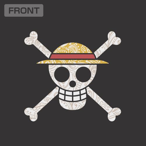 Official Cost Performance One Piece Straw Hat Crew Pirate Flag Paisley T-Shirt SUMI Size L