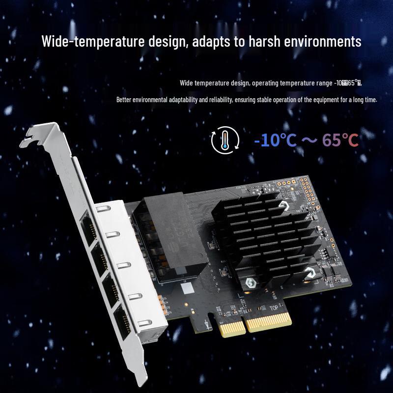 TP-LINK 4-Port Gigabit PCIe Network Card (CN version)