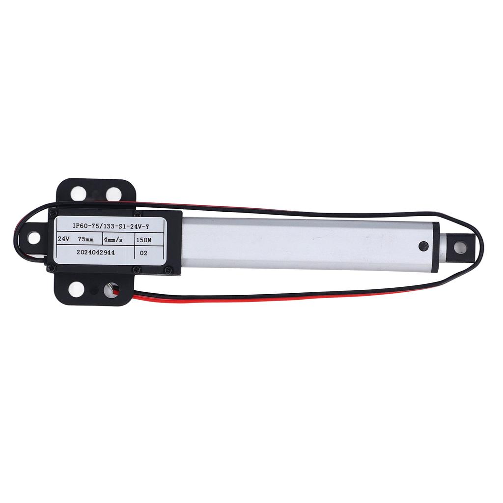 Electric Mini Linear Actuator Telescopic Small Motion Actuator 150N 75mm Stroke DC24V 4mm s for Robot