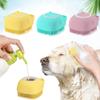 Bathroom Puppy Dog Cat Bath Massage Gloves Brush Soft Safety Silicone Pet Accessories for Dogs Cats Tools Mascotas Products