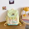 Школьная сумка Mori ins новая, высококачественная, свежие и сладкие контрастные цвета, дофаминовый рюкзак для учеников средней школы, легкий рюкзак для