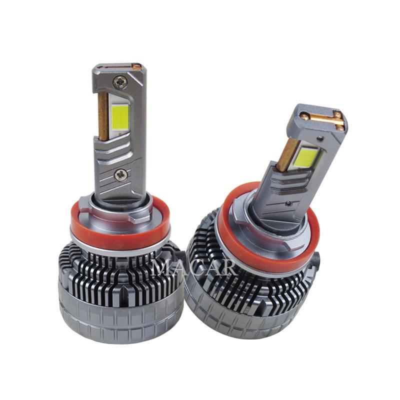 Светодиодная автомобильная фара высокой мощности с двойной медной трубкой: Яркий прожектор, Противотуманная фара, Дальний/Ближний свет