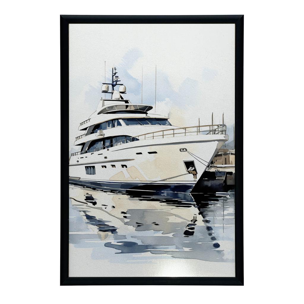 Morskie Refleksy Morskie Refleksy, 30X40 Cm, Rama Drewniana Biała, Papier Matowy 230 Gsm