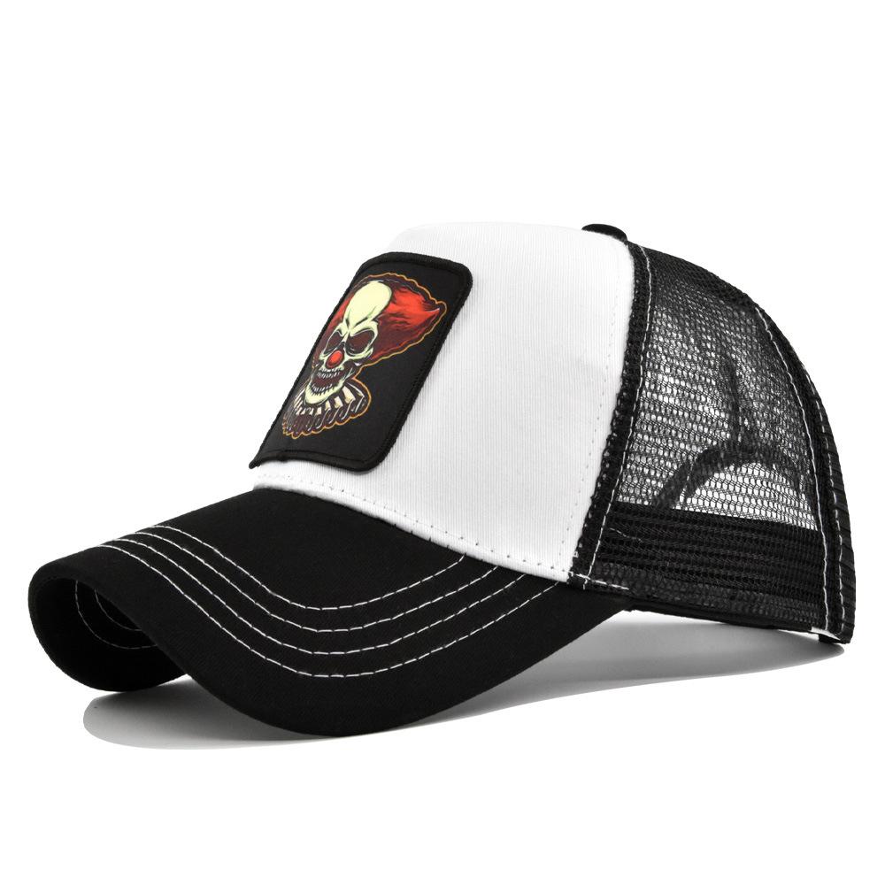Нашивки Аниме Бейсболки Мужские Женские Snapback Кепки Уличная Одежда Хип-Хоп Кепки с Козырьком Сетчатые Дышащие Кепки Папа Солнцезащитные Кепки Унисекс Кепки Тракеры