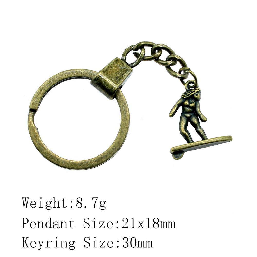 Кольца-брелоки на годовщину свадьбы Музыкальные Спортивные Брелоки Женские Сумки Кольцо для ключей Материал