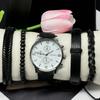5 шт. Классические часы класса люкс для большого бизнеса, браслет, циферблат, водонепроницаемый циферблат, минутная шкала, коробка в комплекте для спорта, бега на открытом воздухе