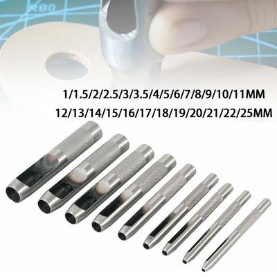 Универсальный набор пробойников с полым отверстием для DIY Кожа Пластик Дерево 1 мм 25 мм