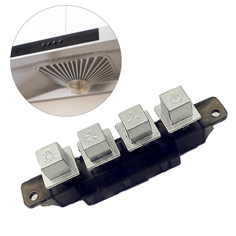 Convenient Piano Type Pushbutton Switch User Friendly Pushbutton Switch Metal Key Switch Perfect for Kitchen Appliances