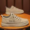 Летняя мужская обувь новая дышащая тонкая маленькая белая обувь мужская трендовая универсальная кожаная обувь повседневная обувь для скейтборда рабочая обувь модная обувь