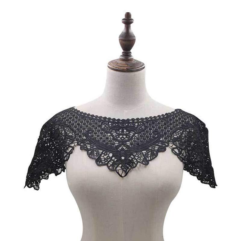 Hollow Dress Applique DIY Sewing Motif Lace Collar Sewing Craft Blouse High Quality Lace Fabric 1PC 3D Hot Sale Trims Popular Neckline Decor
