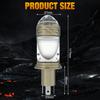 2 шт. H4 LED Двойная проекторная линза Автомобильные лампы головного света Мотоциклетные Canbus 90 Вт 60000 лм Свет дальнего и ближнего света с турбо-мото лампой LHD 6500K Белый