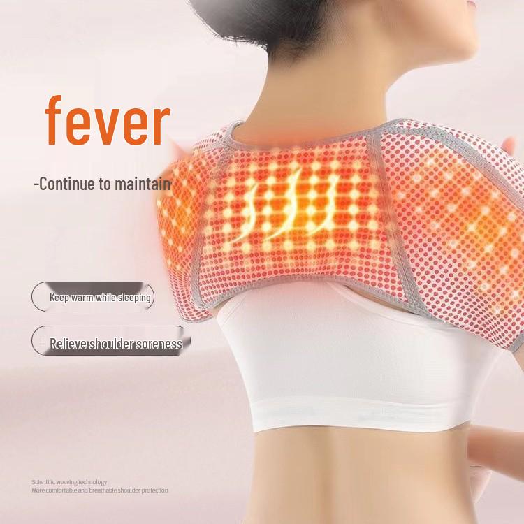 Самонагревающаяся накидка для плеч и шеи: Теплый, Утолщенный Чистый Хлопок, Горячий Компресс для Зимней Защиты от Холода - Унисекс
