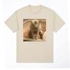 Kitty Cat Taking A Poop Kitten Joke T Shirts Men Women Funny Meme Short Sleeve T Shirt Summer Fashion Casual Cotton T-shirt Tops