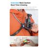 Vamson for DJI OSMO Pocket 4/3 360° Rotating Neck Mount FPV First Person View Extended Arm Real-Time View Silicone Sports Camera