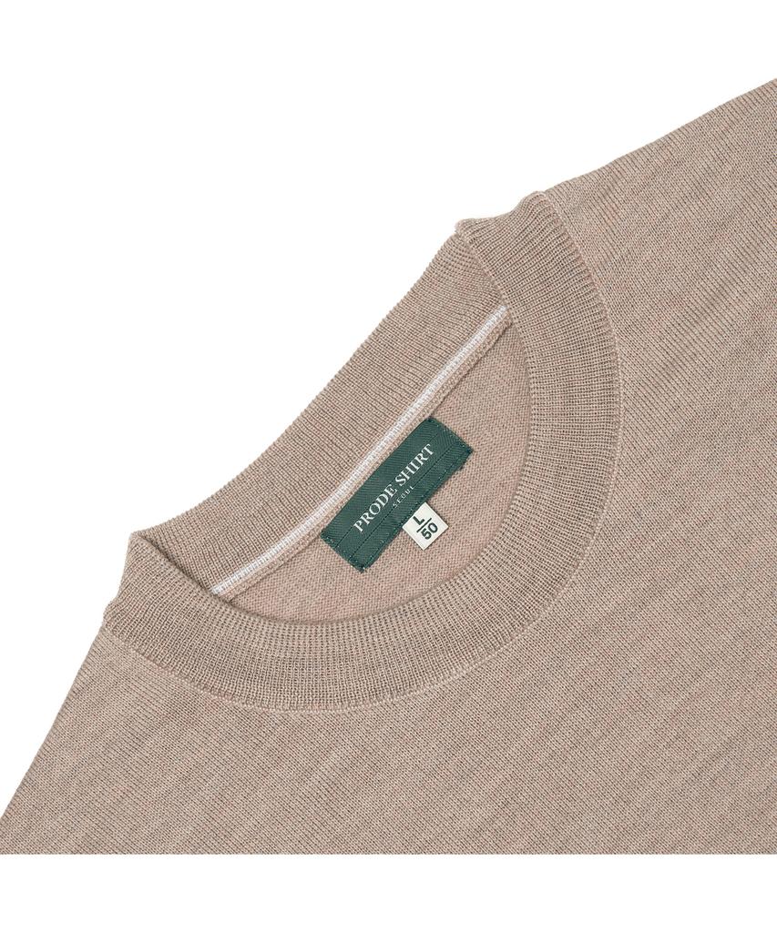 PRODESHIRT Премиальный повседневный джемпер с круглым вырезом (бежевый)