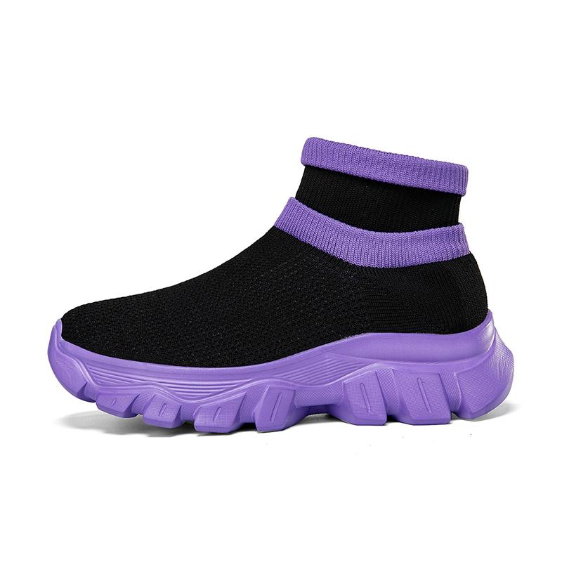 HOHO FAIR Socks Sneakers Women Athletic Shoes Mens Breathable High Top Running Shoes