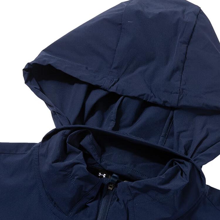 Under Armour Breathable Zip-Up Hooded Jacket Fashion Drawstring Long Pants Casual Sports Set Men Sets 22500408-408+23600701-001