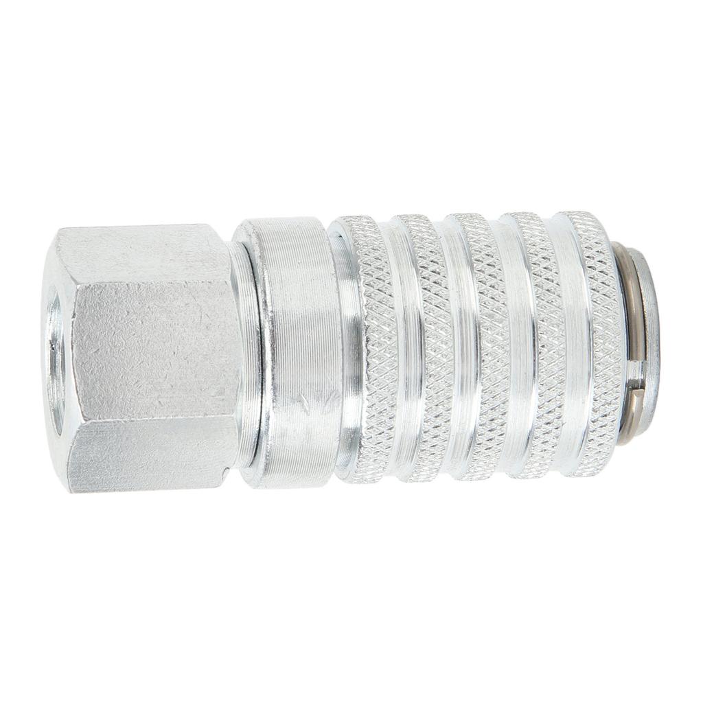 PD242 Series Test Port Steel 14in 18NPTF Thread Impact Resistance Rustproof Quick Coupler for