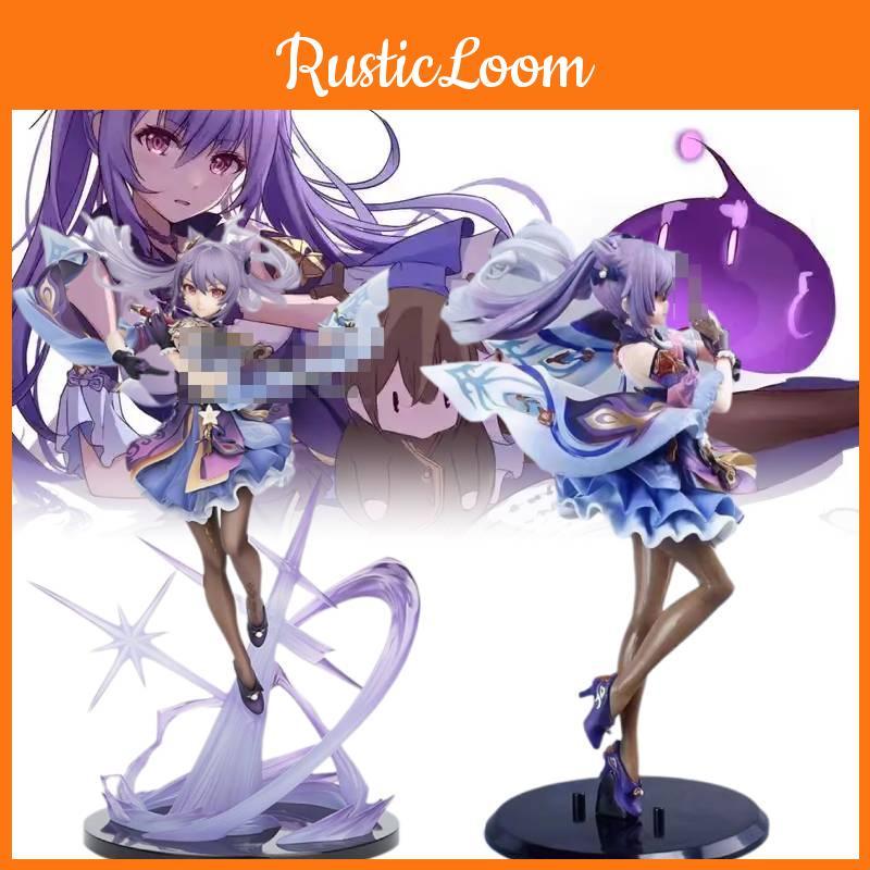 Genshin Keqing Impact Figurine Game Cartoon Model Ornament Xmas Gift Garnish