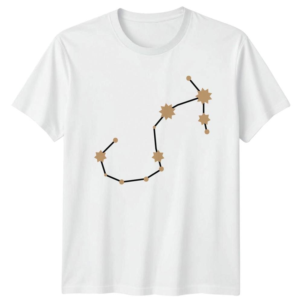 Scorpius Constellation Minimalist Zodiac Sign TShirt Constellation Astrology