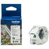 Непрерывные этикетки - BROTHER - CZ-1001 - 0,94 см x 5 м - Белые - Для VC-500 W