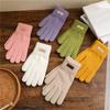Winter Touchscreen Gloves Women Men Warm Stretch Knit Mittens Imitation Wool Full Finger Gloves