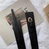 Belt for women, new dual-purpose high-end decorative dress with suit jacket, fashionable wide waist closure, black belt