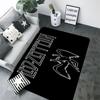 Doormat Flannel Floor Mat Indoor Foot Rug Led Zeppelin Bedside Mats Kitchen Corridor Water Absorbent Carpet Ideal Balcony Decor
