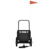 Bicycle Trailer for Dogs Black Oxford Fabric and Iron