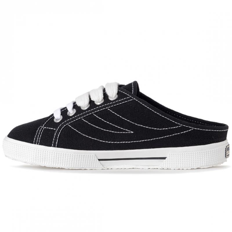 Superga S7112mw951 Superga 3061 Стежка Mule Черный Белый
