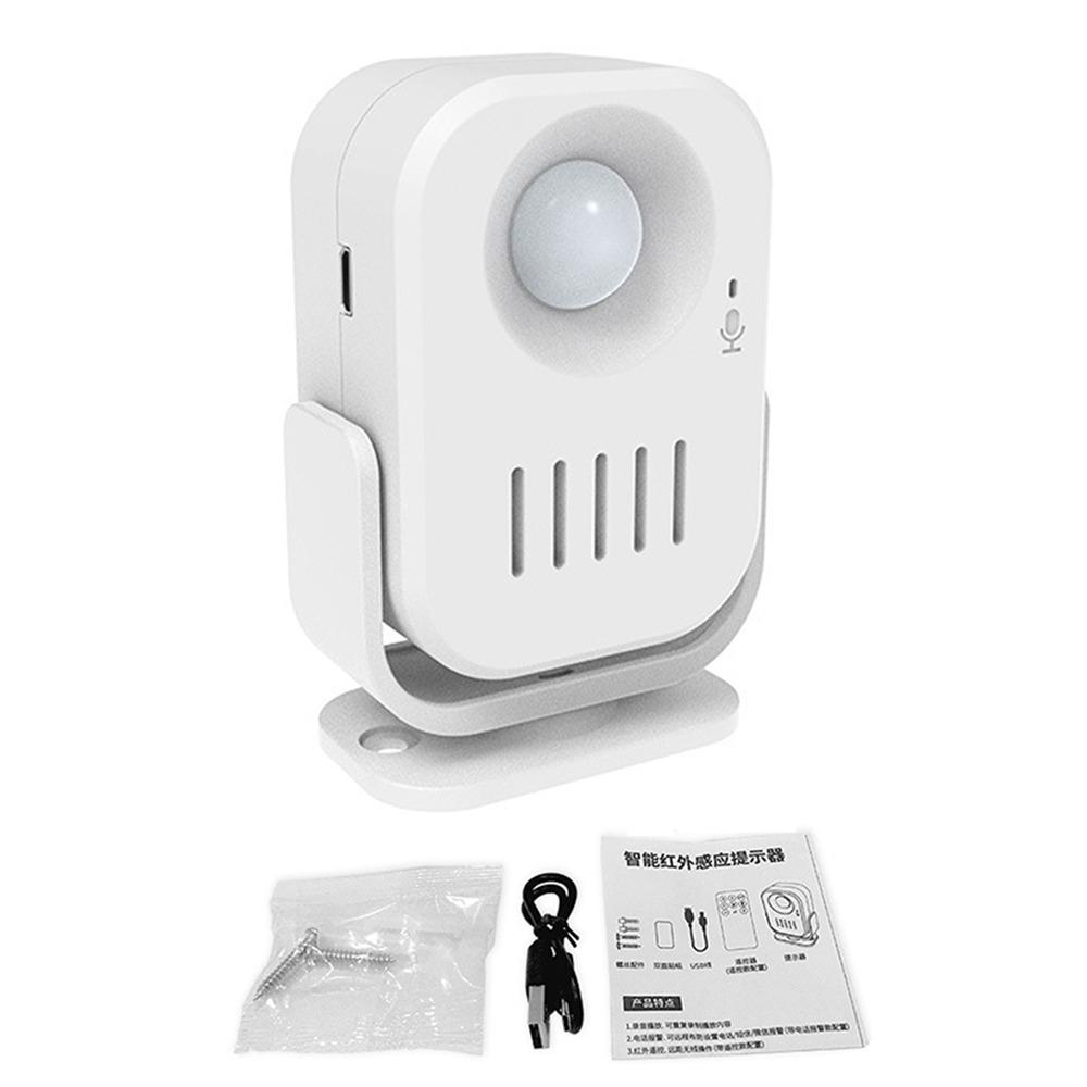 Security Alarm Smart Voice-Activated Doorbell Welcome Device  Store Office Hotel