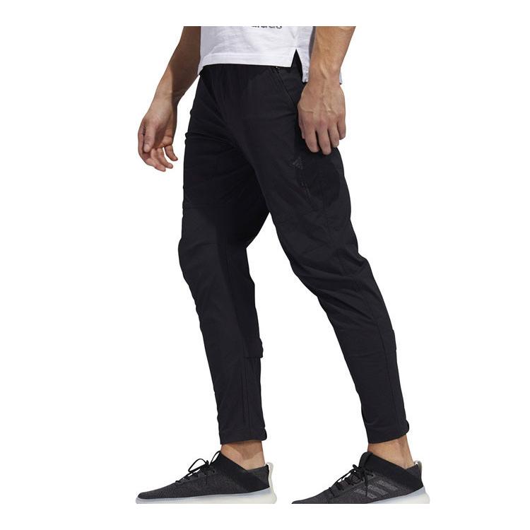 Adidas Knitted Sweatpants Men's Black Moderate Tapered Pants FT2788