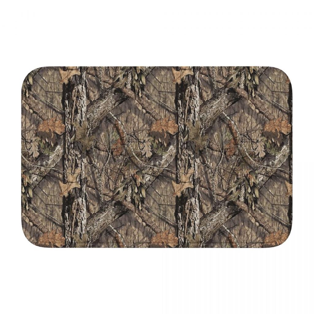 Real Tree Hunting Camo Camouflage Military Doormat Kitchen Entrance Home Floor Mat Non-slip Carpet Rug for Balcony Footpad Mats