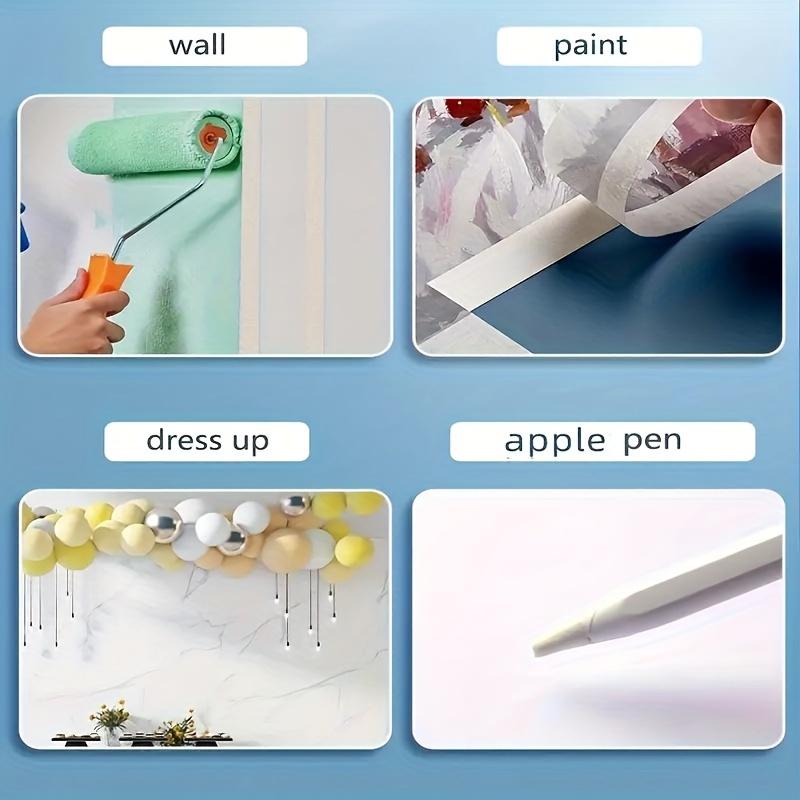 Белая тату-бумага, малярный скотч, маскировочная тату-лента, клей для тату, специальная бумажная лента для художественной живописи