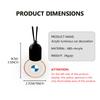 QRIT7 Luminous Acrylic Pendant Car Decor Rear View Mirror Accessories For BMW Performance M E87 E30 E46 E28 F35 G20 E93 F20 X3 X