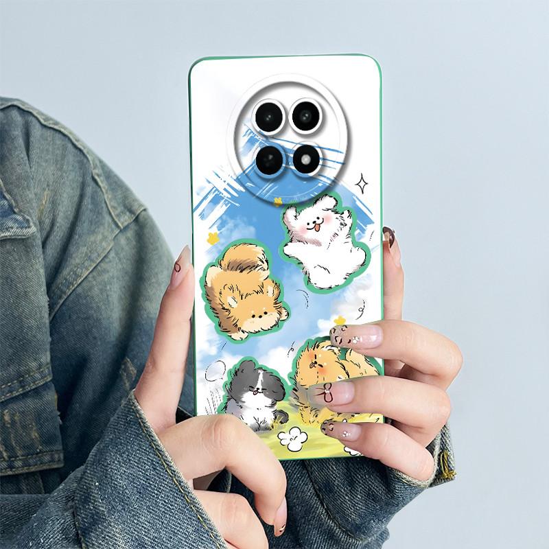 Для Realme 12 5G 12X Narzo 70X Чехол для телефона RMX3999 RMX3997 Funda Мягкий силикон Сладкий Расписной Модный Coque Чехол с цветочным принтом